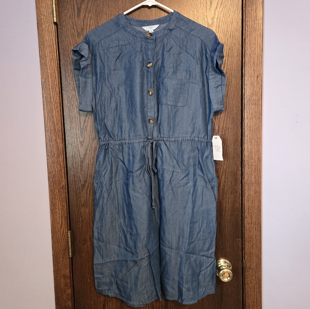 Time And Tru Denim Dress NWT